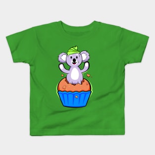 Cute Koala Cake Kids T-Shirt